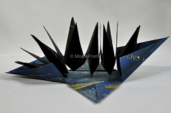 Sculptural-Pyramid Box Constellations Sideways Open